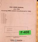 Fadal-Fadal VMC System 97, Operator Supplement and Operations Instructions with Tooling Parts Manual 1997-97-System 97-06